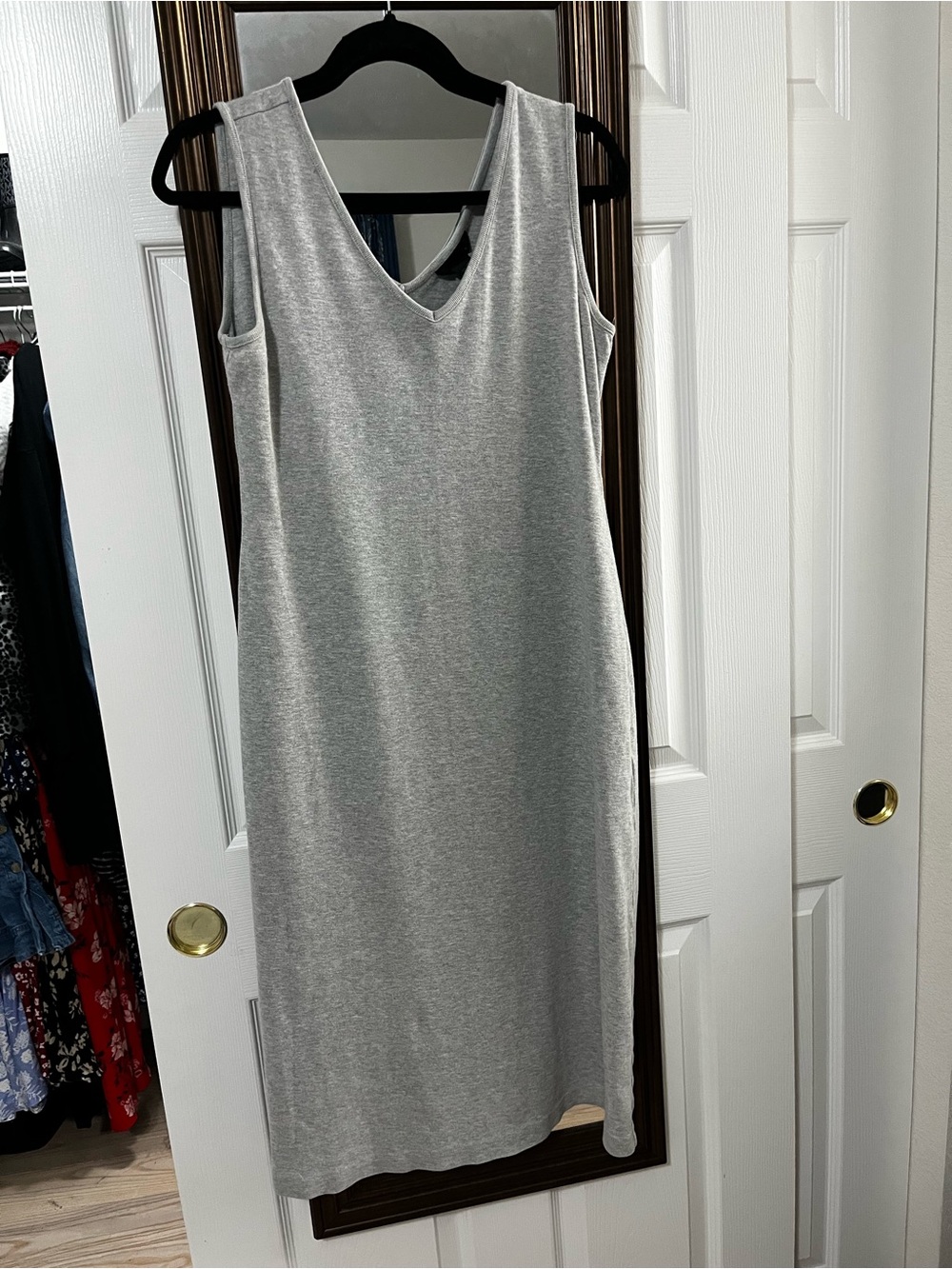 Moda International Gray cotton dress